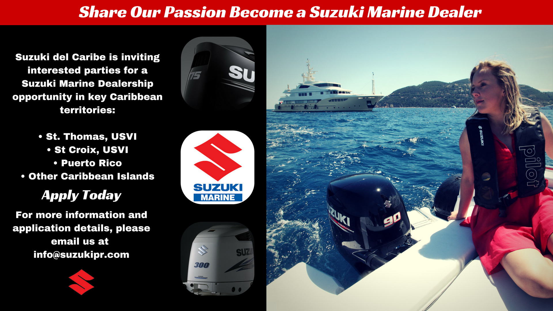 Suzuki Del Caribe seeks local dealers to expand in the region