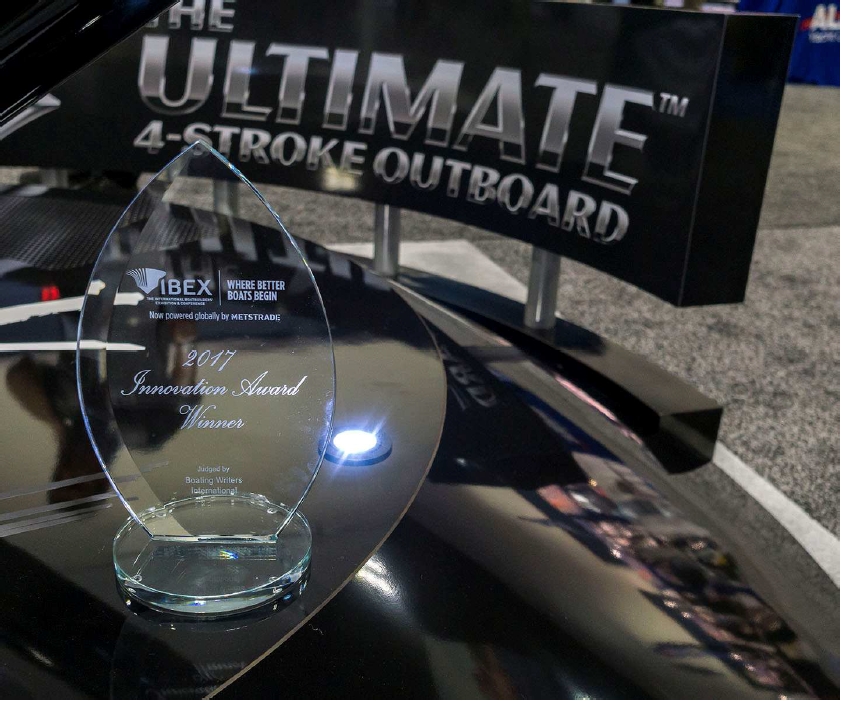 Suzuki Marine DF350A outboard wins Innovation Award at 2017 IBEX Show