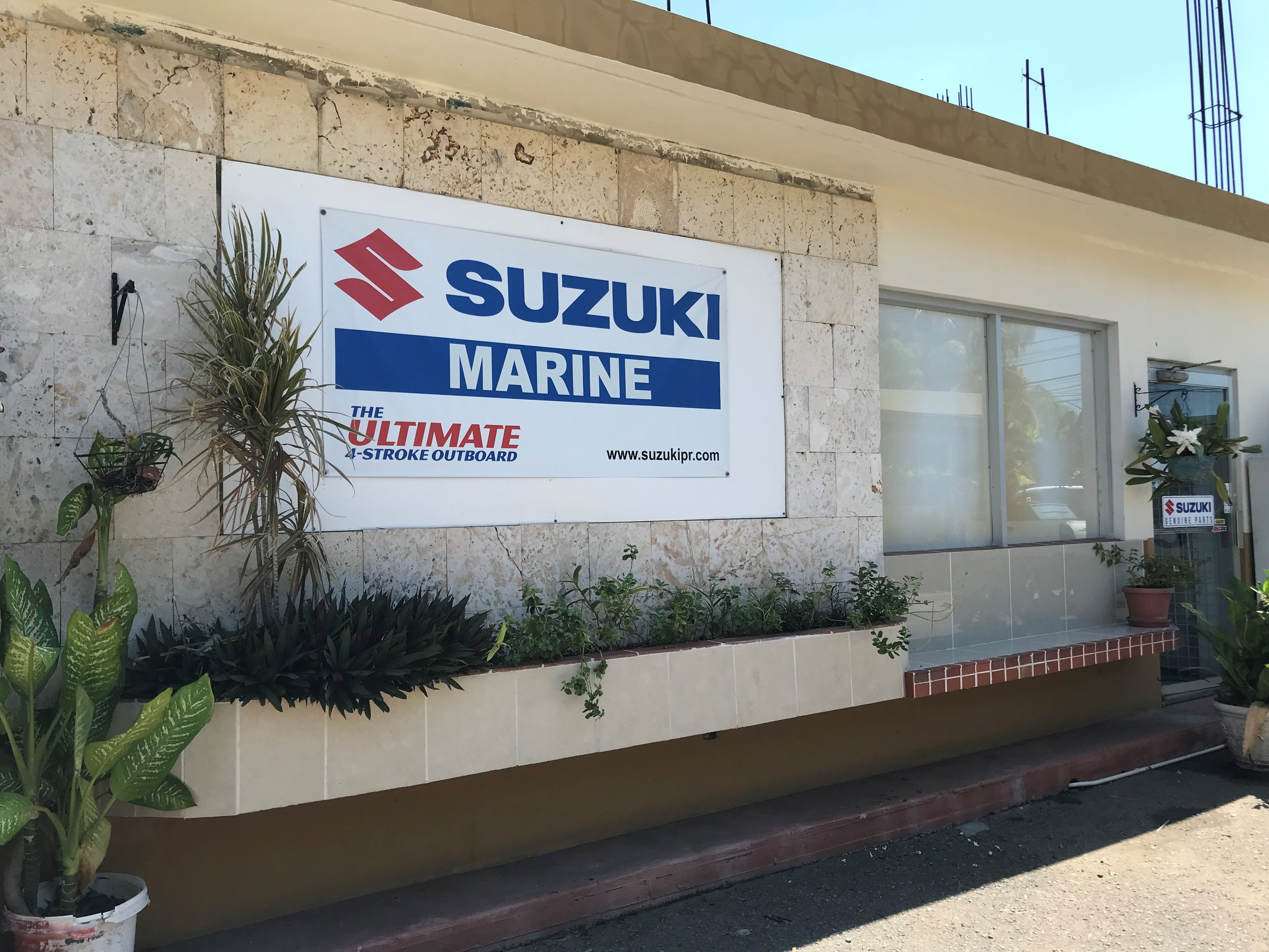 Suzuki Marine lands in the south of Puerto Rico