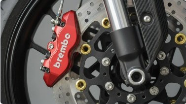 Front brake detail